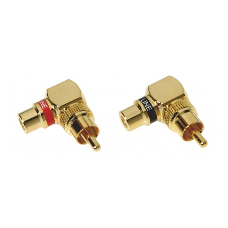 DLS RCA vinklad kontakt